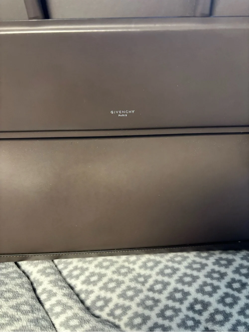 Givenchy Dark Brown Structured Leather Tote - Picture 2 of 4